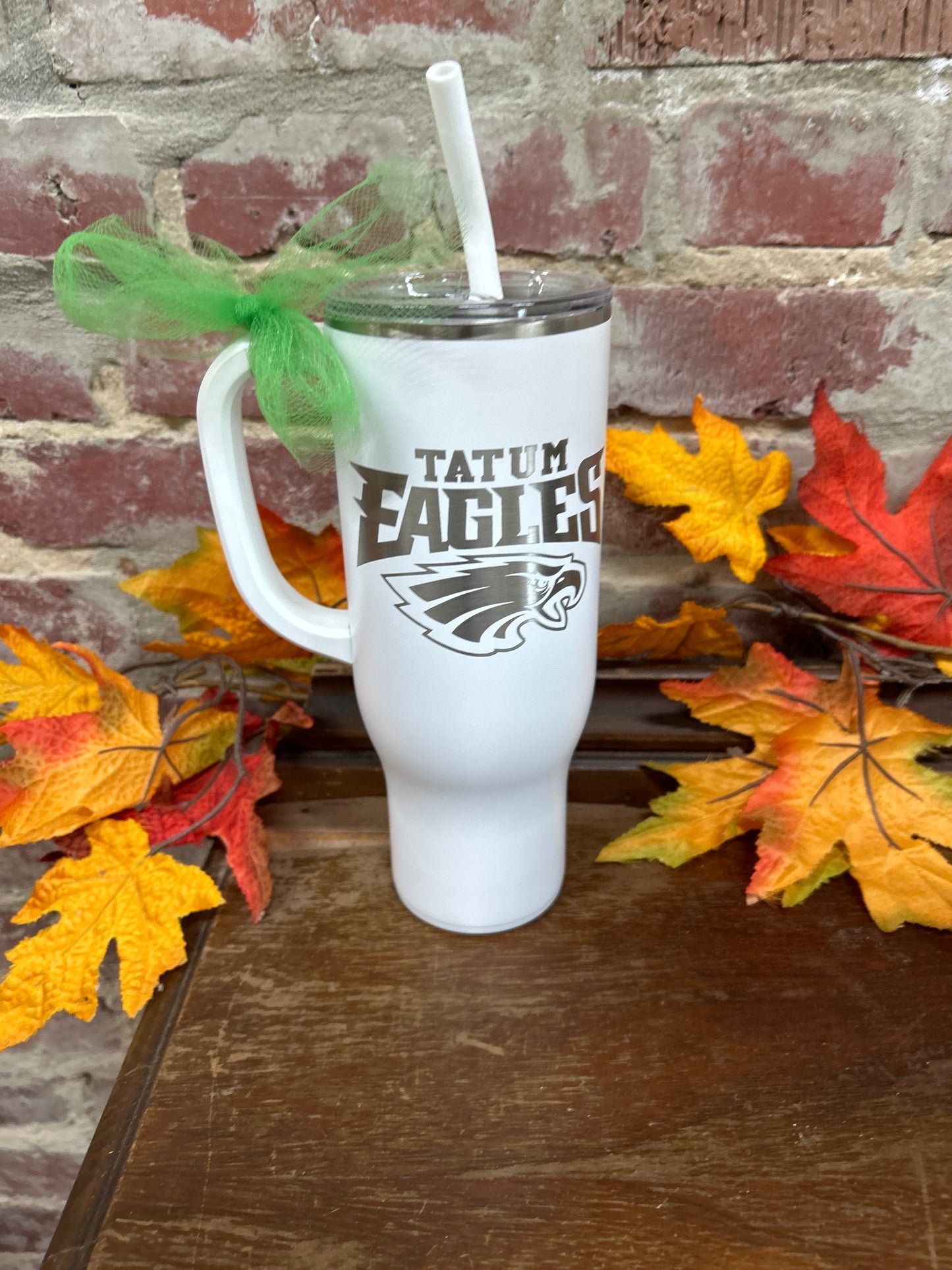 White Tatum Eagles 30oz Mega Mug